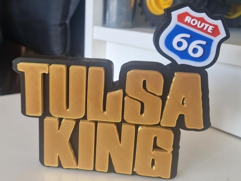 Tulsa King 3D-Logo Fan Art