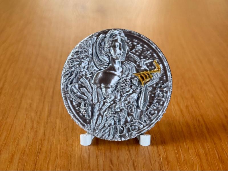 2023 Demeter - 2 oz Silver Coin Replica