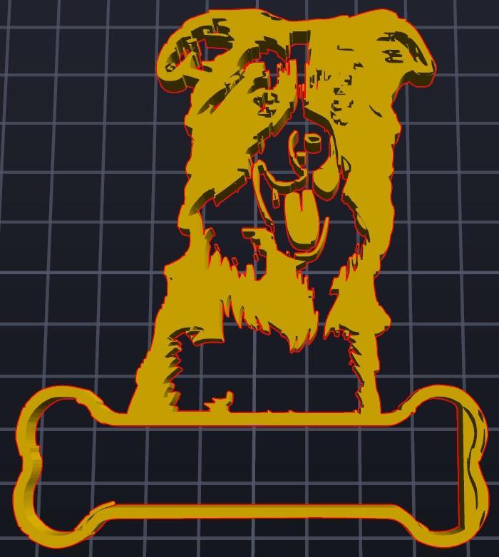 Boarder collie plaque