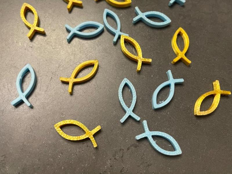 Christians Fish Scattered Decoration Confetti