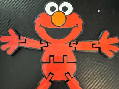 Elmo Flexi Toy – Articulated Character Print