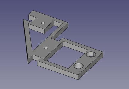 Parametric Top-mount for Geeetech Prusa I3 ProB