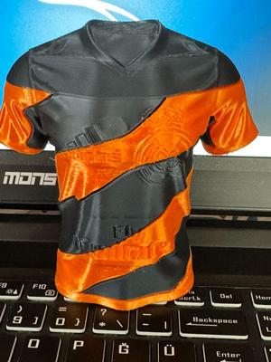 🏆 Real Madrid Abstract Jersey - 3D Print Model (STL)