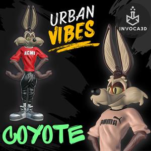 WILE E. COYOTE FANART URBAN VIBES - MULTICOLOR/AMS- MULTIPARTS HEAD - Looney Tunes