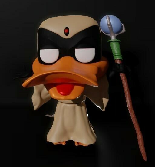 DAFFY DUCK WIZARD FUNKO POP STYLE - LOONEY TUNES