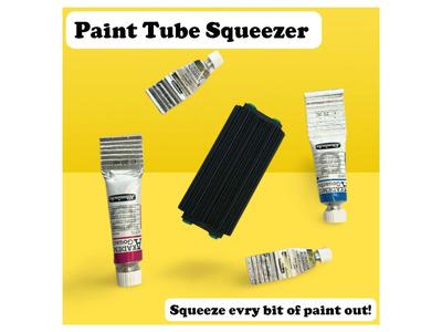 Paint tube squeezer
