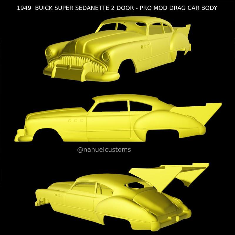 1949 BUICK SUPER SEDANETTE 2 DOOR - PRO MOD DRAG CAR BODY