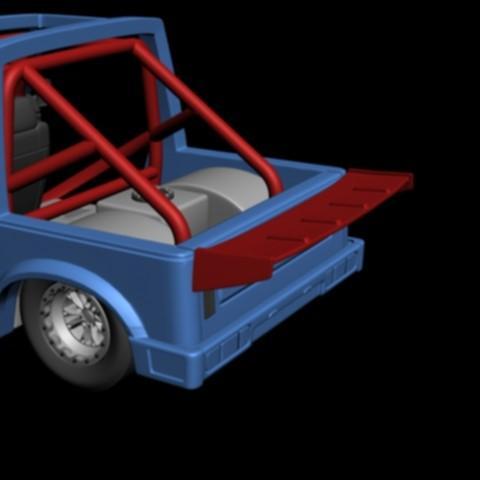 DRAG WING for 1/64 Custom