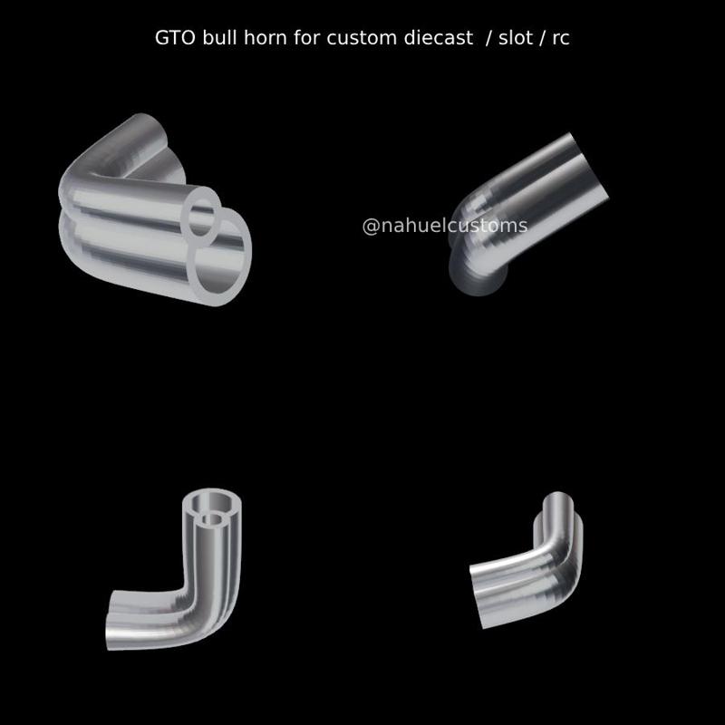 GTO bull horn for custom diecast  / slot / rc