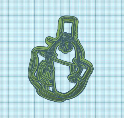 Pokemon: Sinistcha Cookie Cutter