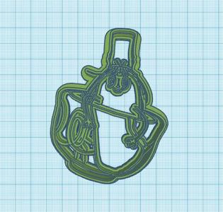 Pokemon: Sinistcha Cookie Cutter