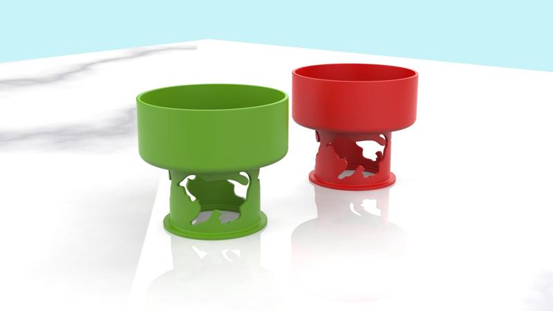 Support bougie chauffe plat - Tea light candle holder