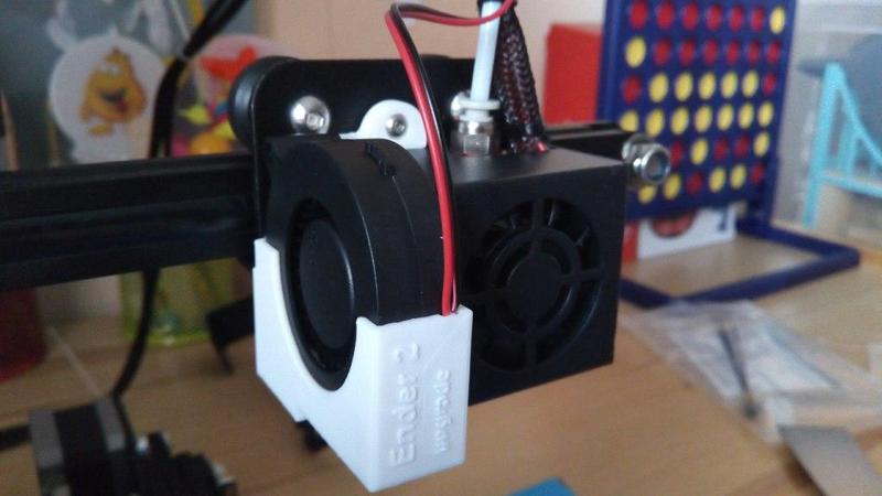 Ender 2 cooling fan duct