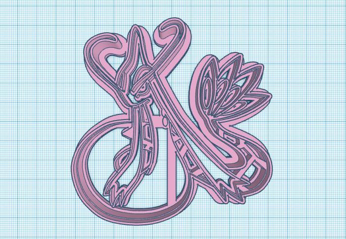 Pokemon: Milotic Cookie Cutter