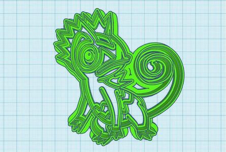 Pokemon: Kecleon Cookie Cutter