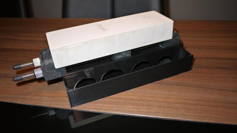 Sharpening stone holder