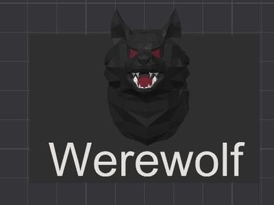 Werewolf Bag Badge