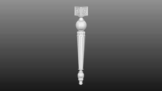 furniture leg 3D cnc
