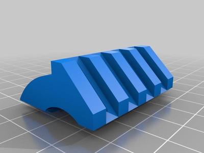 Slim 45 Degree MLOK Rail for Light / MBUS v2