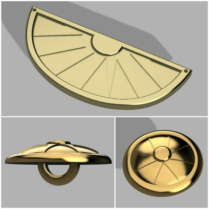 Qifrey Pendant & Buttons (Witch Hat Atelier)