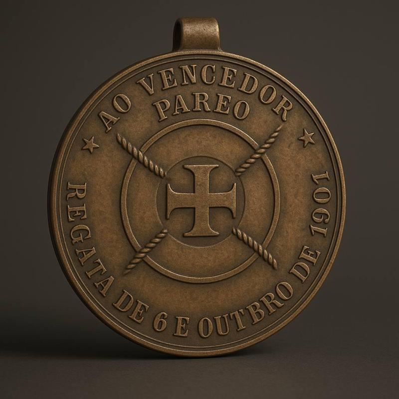 coin coat of arms of the Vasco da Gama regatta club