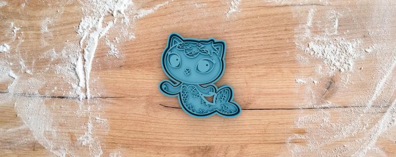 Mercat cookie cutter from Gabby's Doll House