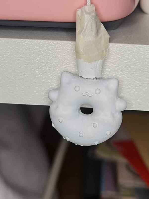 Cute cat donut charm / keychain