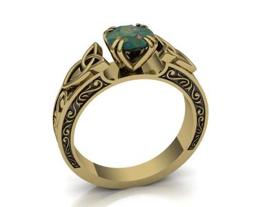 Scandinavian Celtic ring.
