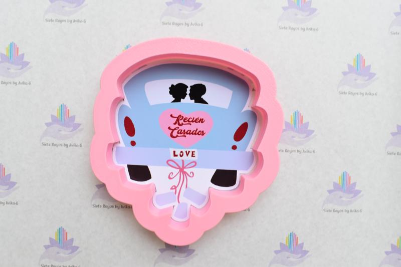 Cookie Cutter Auto Recien Recien casados / just married