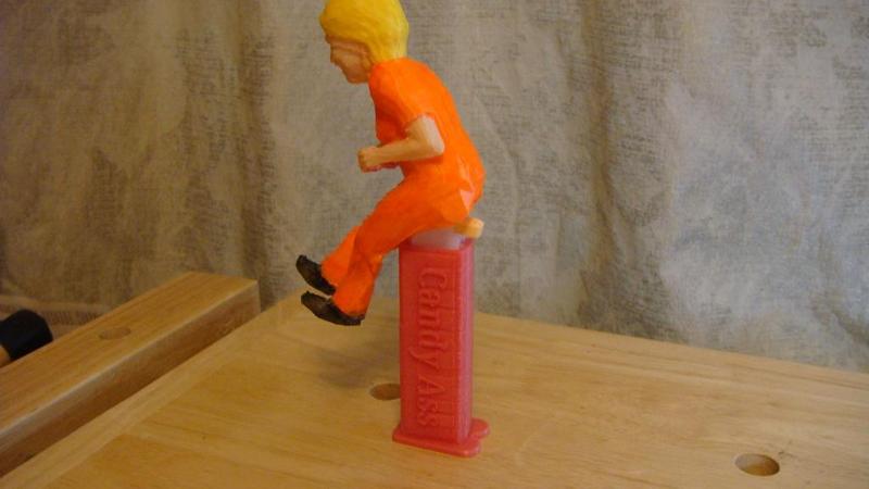 Hillary Clinton gag PEZ dispenser