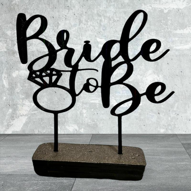 Bride to be topper