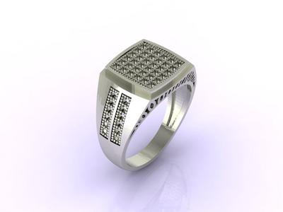 Gents Ring - Mens Ring STL READY FILES  Jewelry Rings For Men