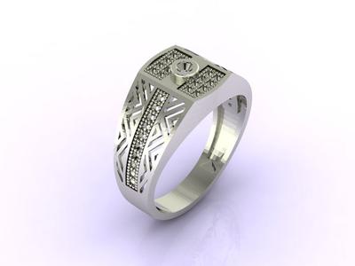 Gents Ring - Mens Ring STL READY FILES  Jewelry Rings For Men