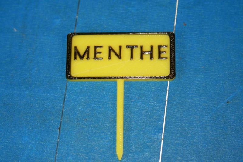 Panneau potager Menthe