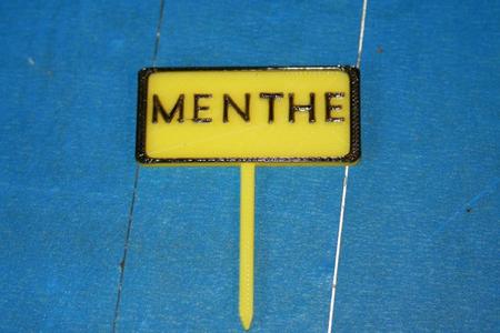 Panneau potager Menthe