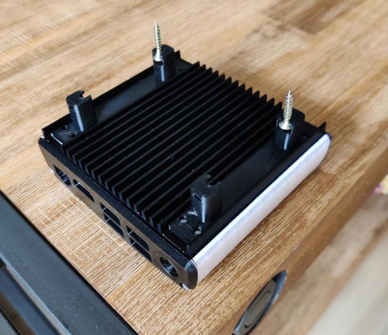 ODROID N2+ odroid N2 plus universal back side feet, wall mount, zip tie (screw or tape)