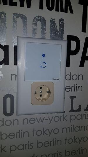 Sonoff Touch EU Merten Steckdosen Abdeckung
