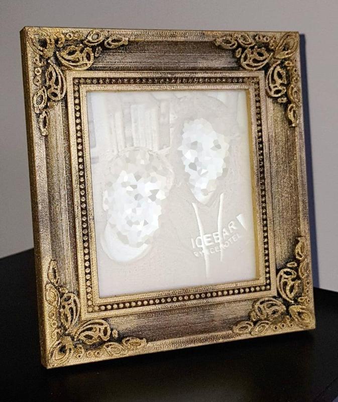 Picture frame for Mini Lithophane light Box