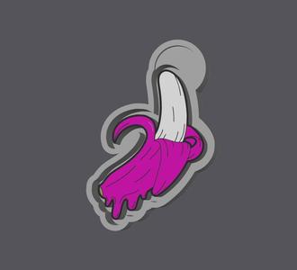 Melty Banana Freshie Mold housing