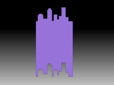 BUILDINGS HEART SOAP SCRAPER