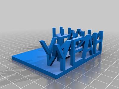 Yeah Nah - sculpture 