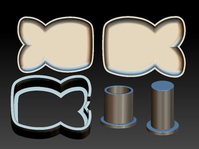 Mermaid Tail, Solid Bubble Bar Mould