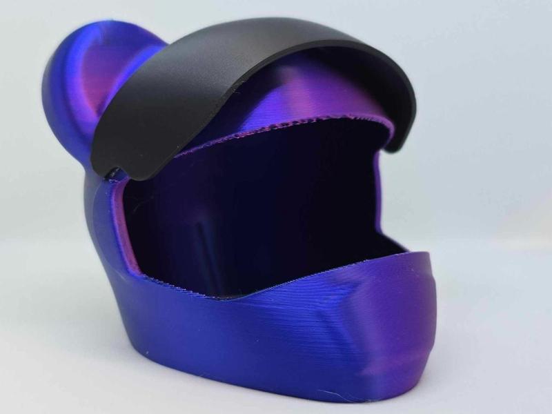 Teddy Bear racing helmet