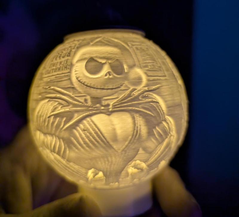 Jacked Skellington Ornament