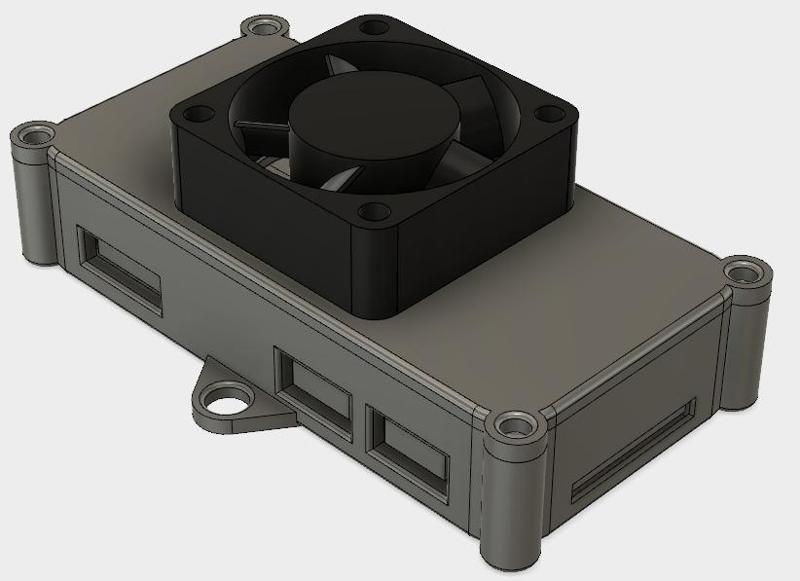 Raspberry Pi Zero (Universal) Case with 30 mm Fan