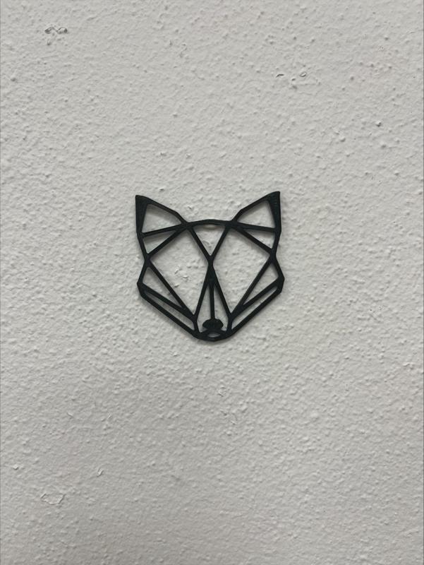 Wall art - fox head