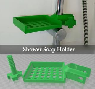 Shower soap holder