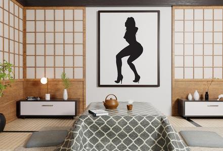 Woman silhouette #9