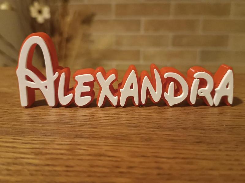 Disney Name Sign Alexandra 