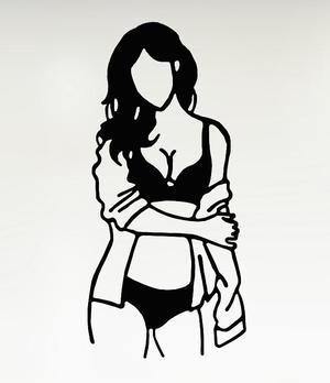 Naked Women, Wall Decor, Line Art, 2D art, wall art